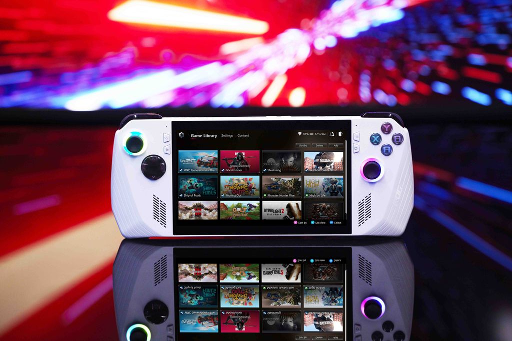 ROG Ally採用Windows 11 Home作業系統，支援Xbox Game Pass、Steam等跨平台遊戲。
